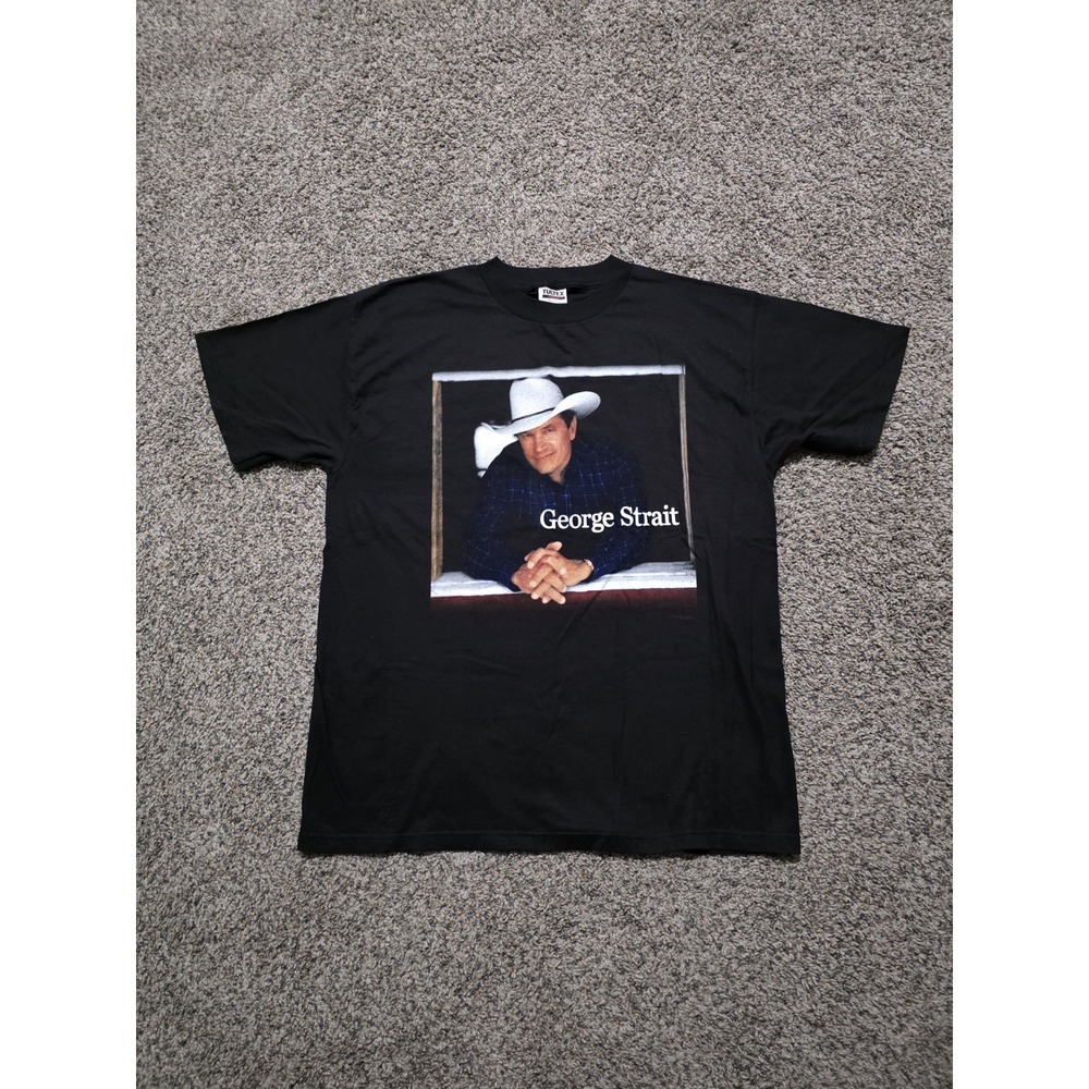 Vintage 90's George Strait Country Music Festival T-shirt Size X-Large